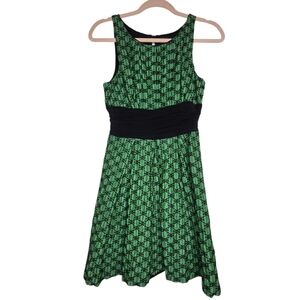 Frock! by Tracy Reese green and black mini dress